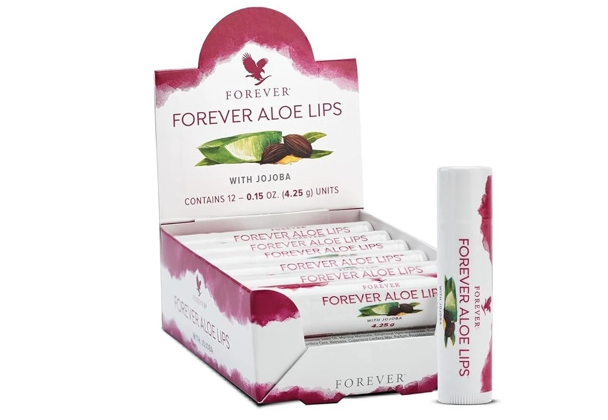 forever living aloe lips box/12 aloe vera soothing lip balm forever living aloe lips box/12 aloe vera soothing lip balm