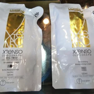 l'oréal paris l'oreal paris x tenso moisturist hair straightening cream (125ml) + neutraliser (125 ml) (125 ml)